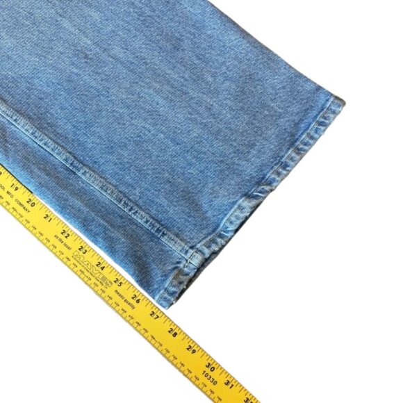 Good American Good Skate Crop High Rise Wide Leg Jeans 12 Indigo NWT - Picture 7 of 11